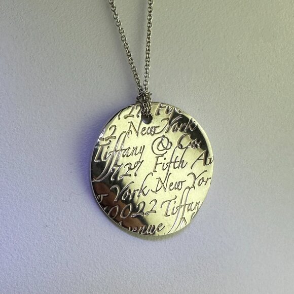 925 Sterling Silver 16" Tiffany & Co. Authentic Notes Collection Necklace - Picture 10 of 11